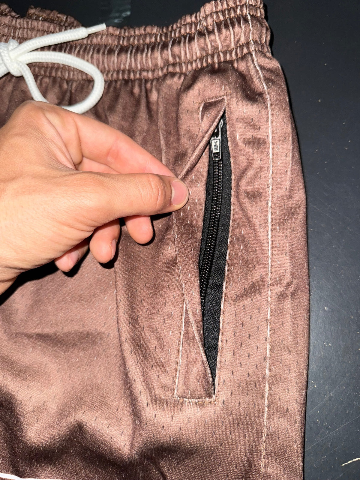 Goat Strength Final Stock – Brown 5-Inch Mesh Shorts