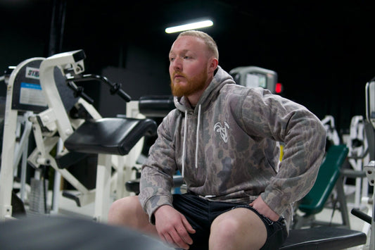 Goat Strength Final Stock – Embroidered Old School Camo Hoodie