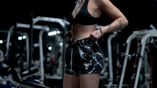 Goat Strength Barbed Wire mesh shorts lifestyle