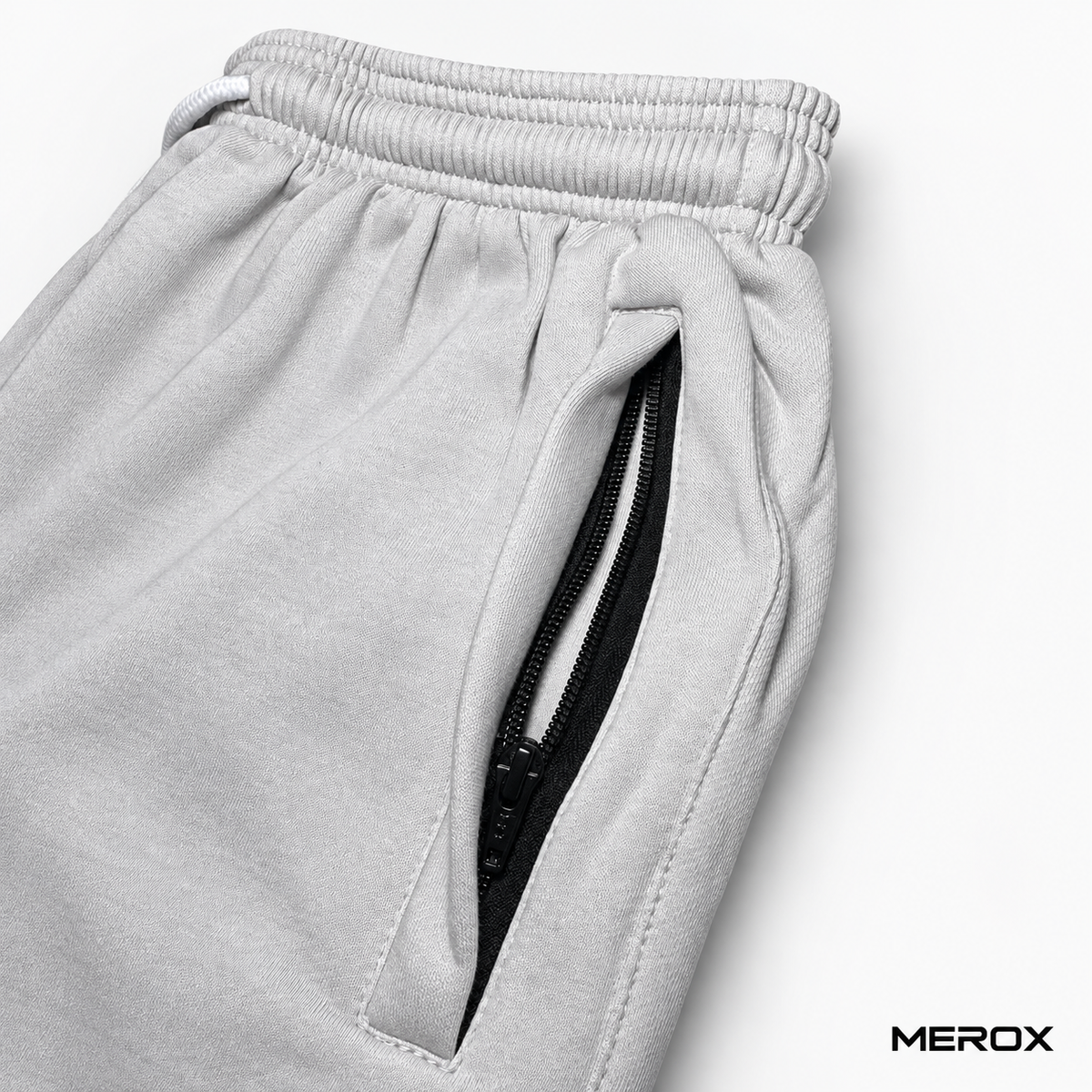 MEROX cotton gray zipper