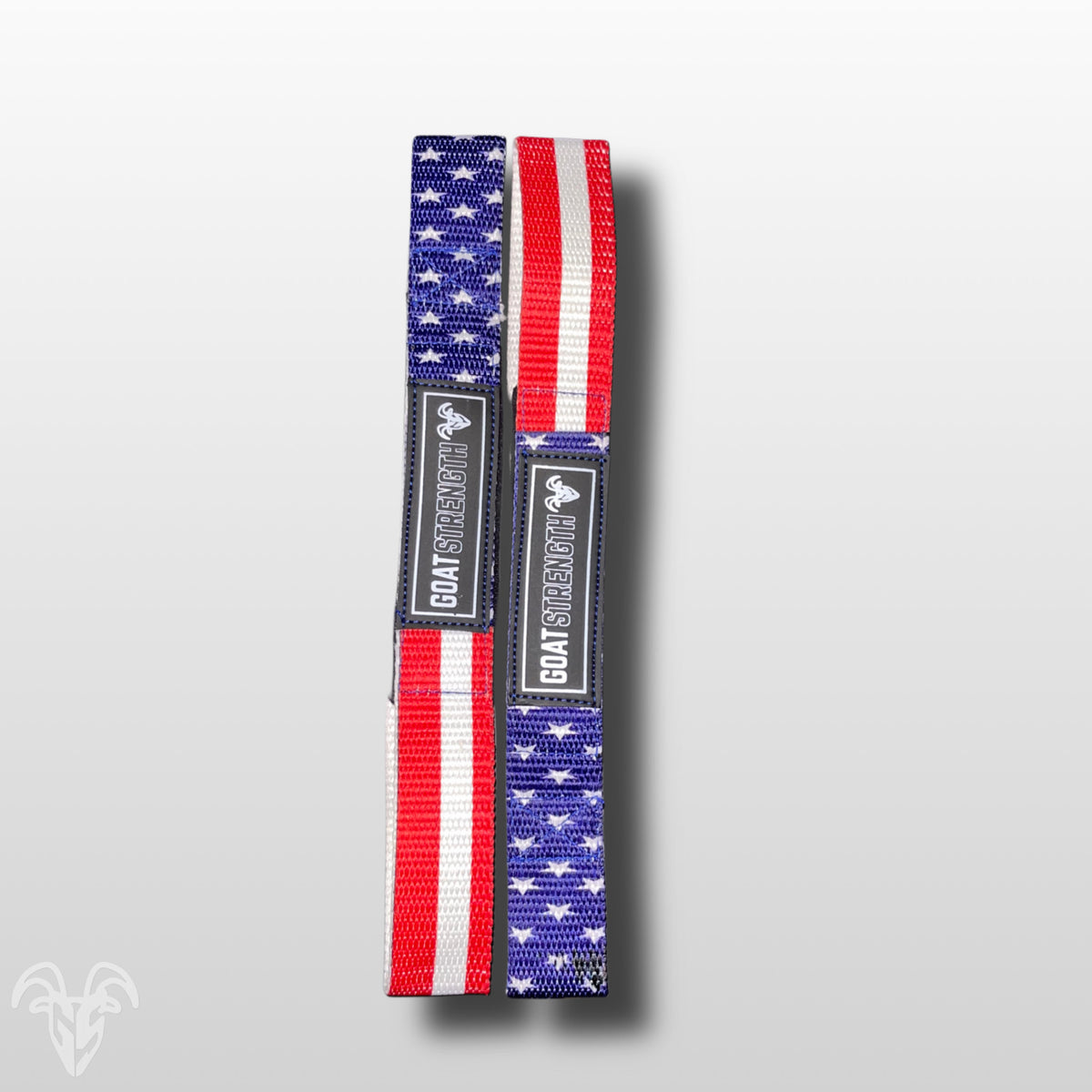 Goat Strength Final Stock – USA Flag Lifting Straps (1 Pair)