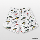 MEROX Fishing Lure unisex 5-inch mesh shorts front view