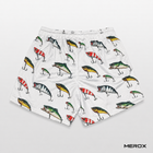 MEROX Fishing Lure unisex 5-inch mesh shorts back view