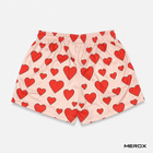 MEROX Valentine Hearts mesh shorts back