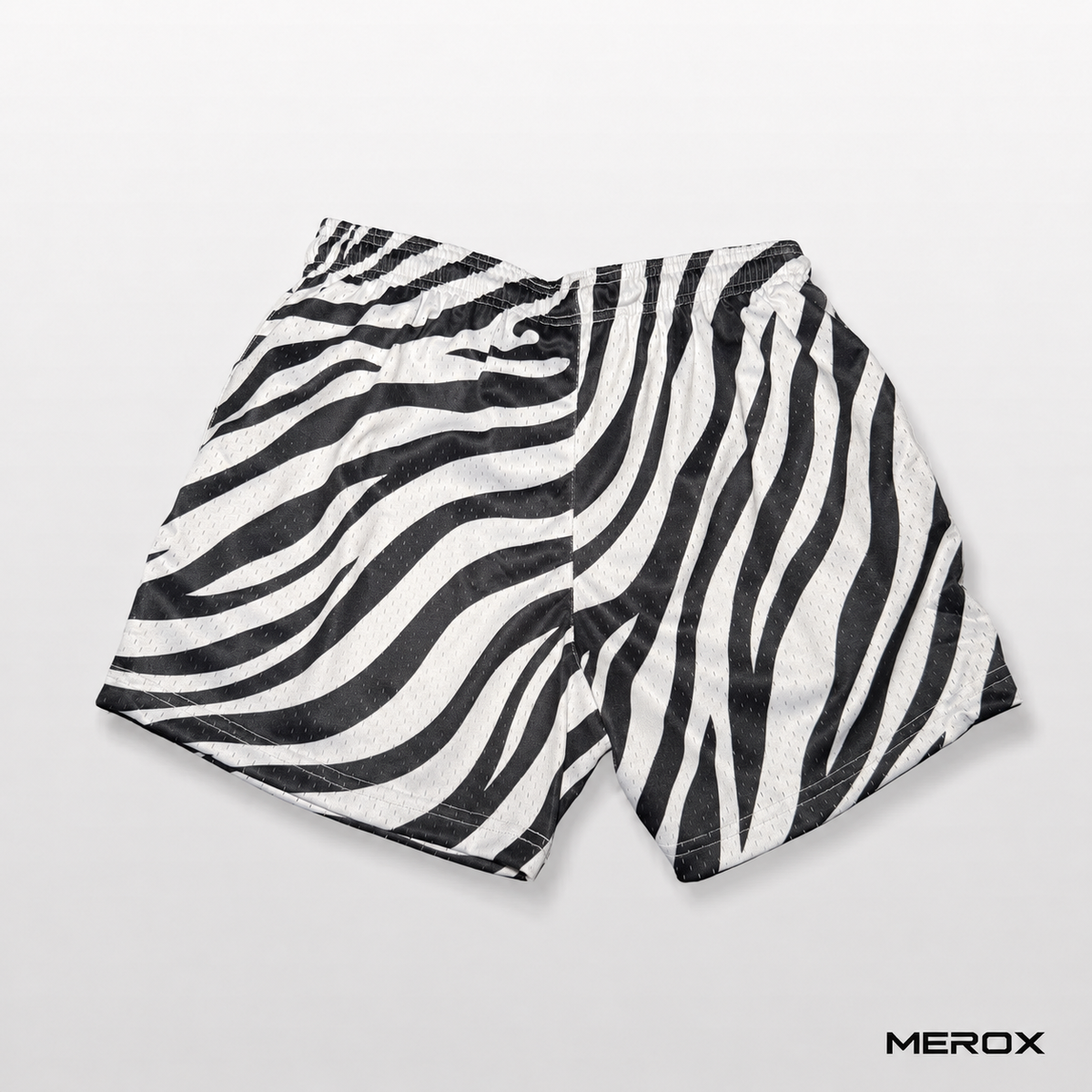 MEROX Zebra Print mesh shorts back view