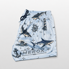 MEROX Shark and Nautical mesh shorts side view