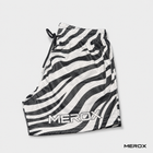 MEROX Zebra Print mesh shorts side view