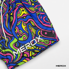 MEROX Psychedelic Rave mesh fabric and print detail