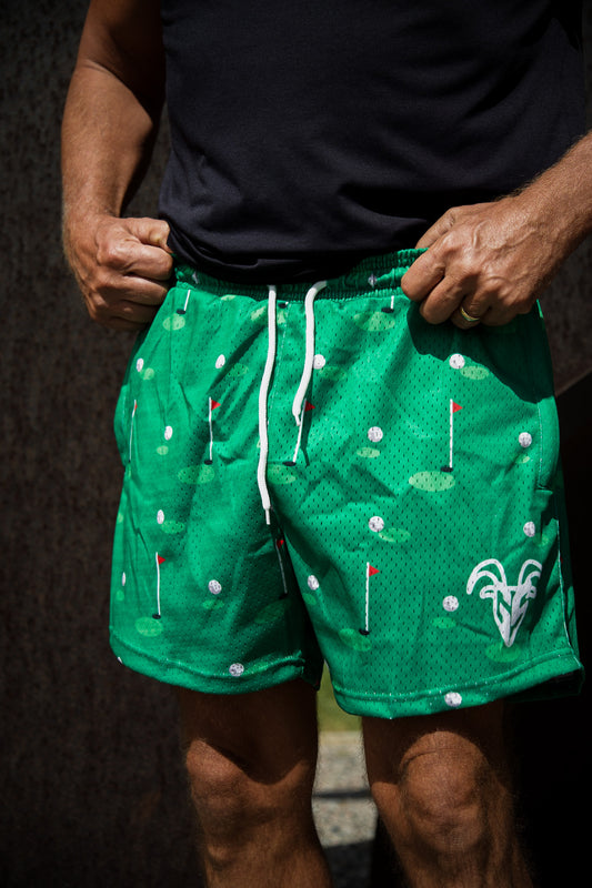 Goat Strength Golf mesh shorts