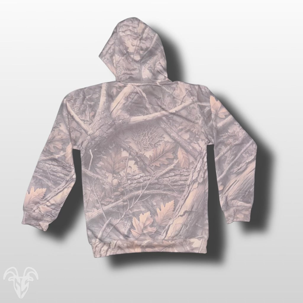 Goat Strength Final Stock – Embroidered Vintage Camo Hoodie