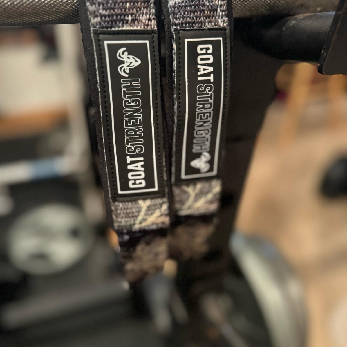 Goat Strength Final Stock – Camo Lifting Straps (1 Pair)