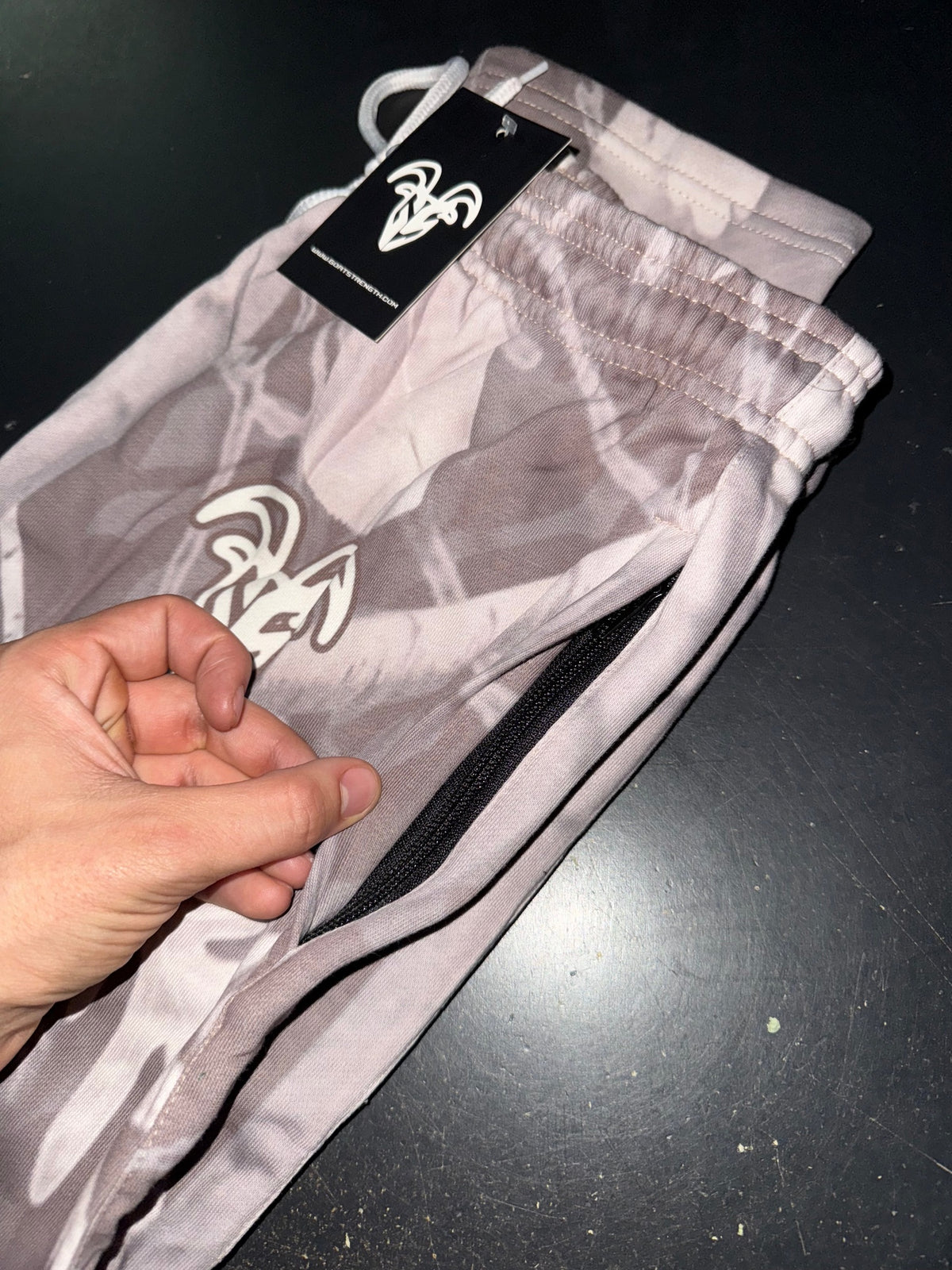 Goat Strength Midnight Camo Sweatpants with Zipper Pockets