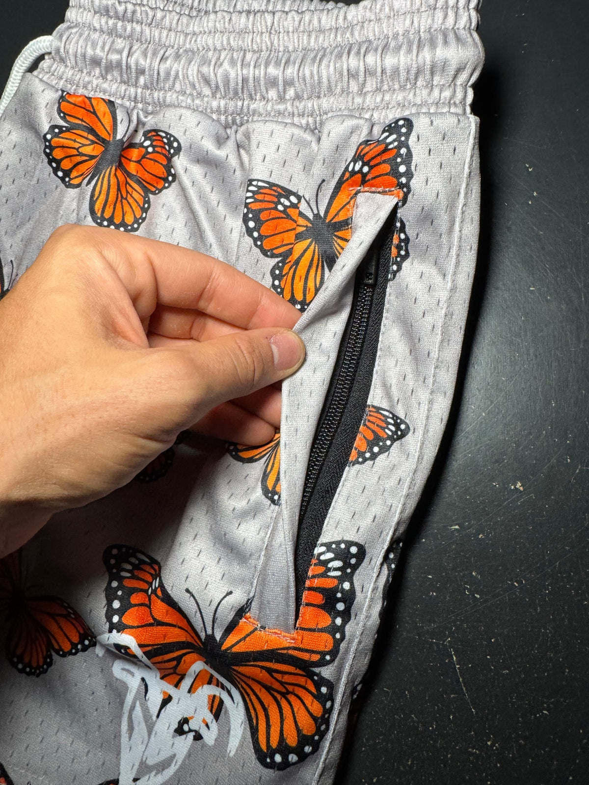 Goat Strength Final Stock – Monarch Butterfly 5-Inch Mesh Shorts