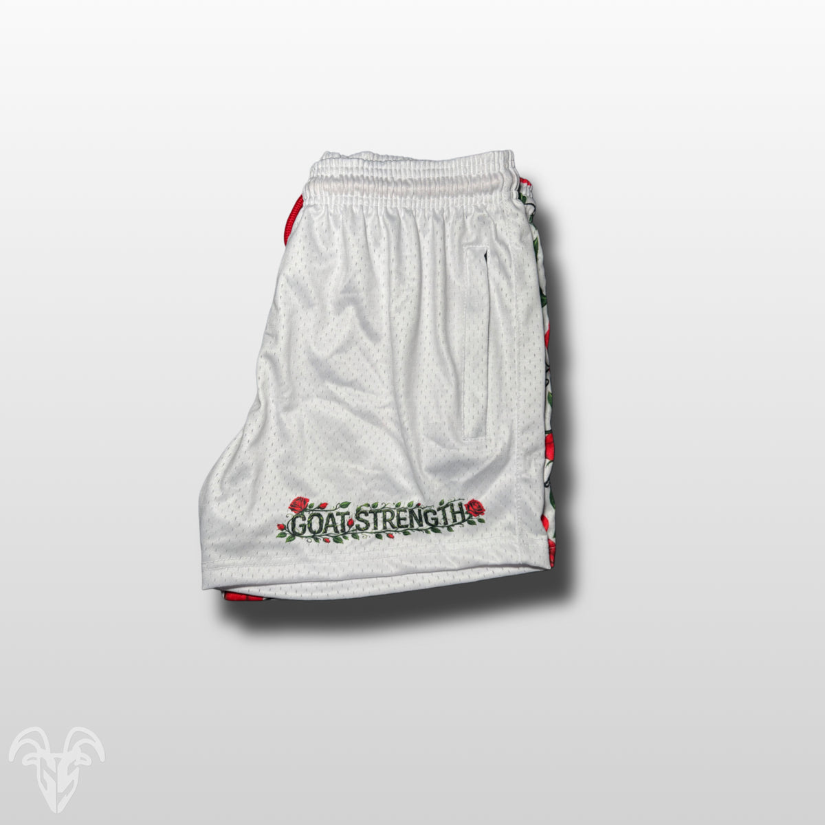Goat Strength Split Rose mesh shorts photo 3