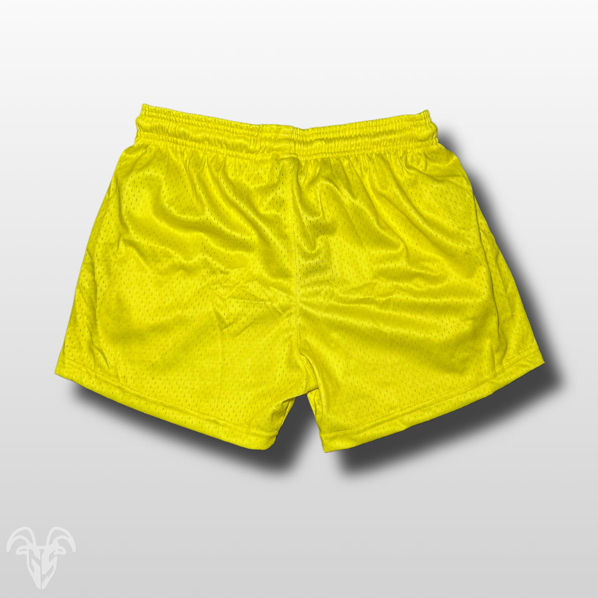 Goat Strength Final Stock – Solid Yellow 5-Inch Mesh Shorts