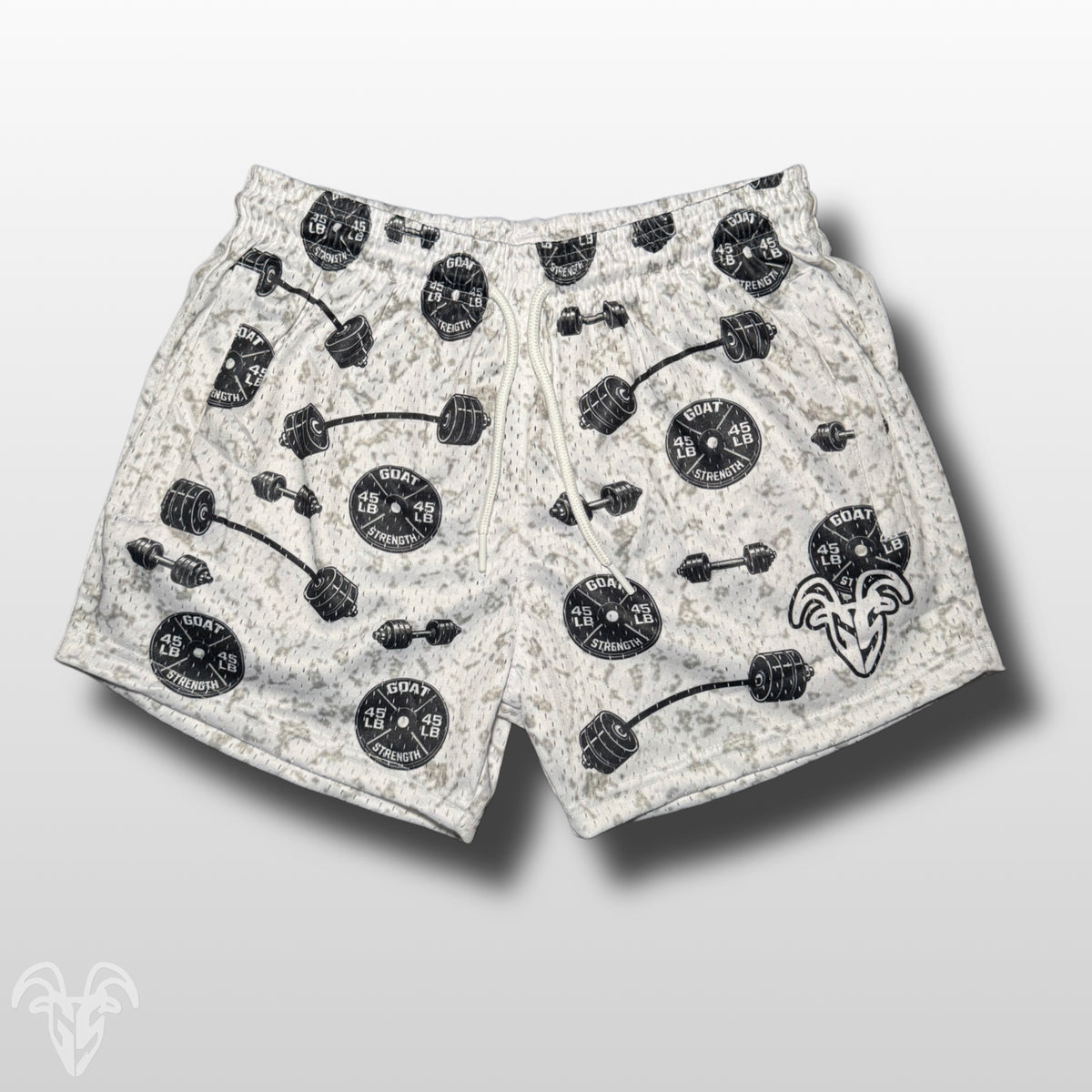Goat Strength Final Stock – Weights 5-Inch Mesh Shorts