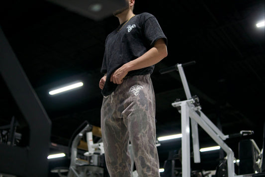 Goat Strength Old School Camo Sweatpants with Zipper Pockets – Final Stock