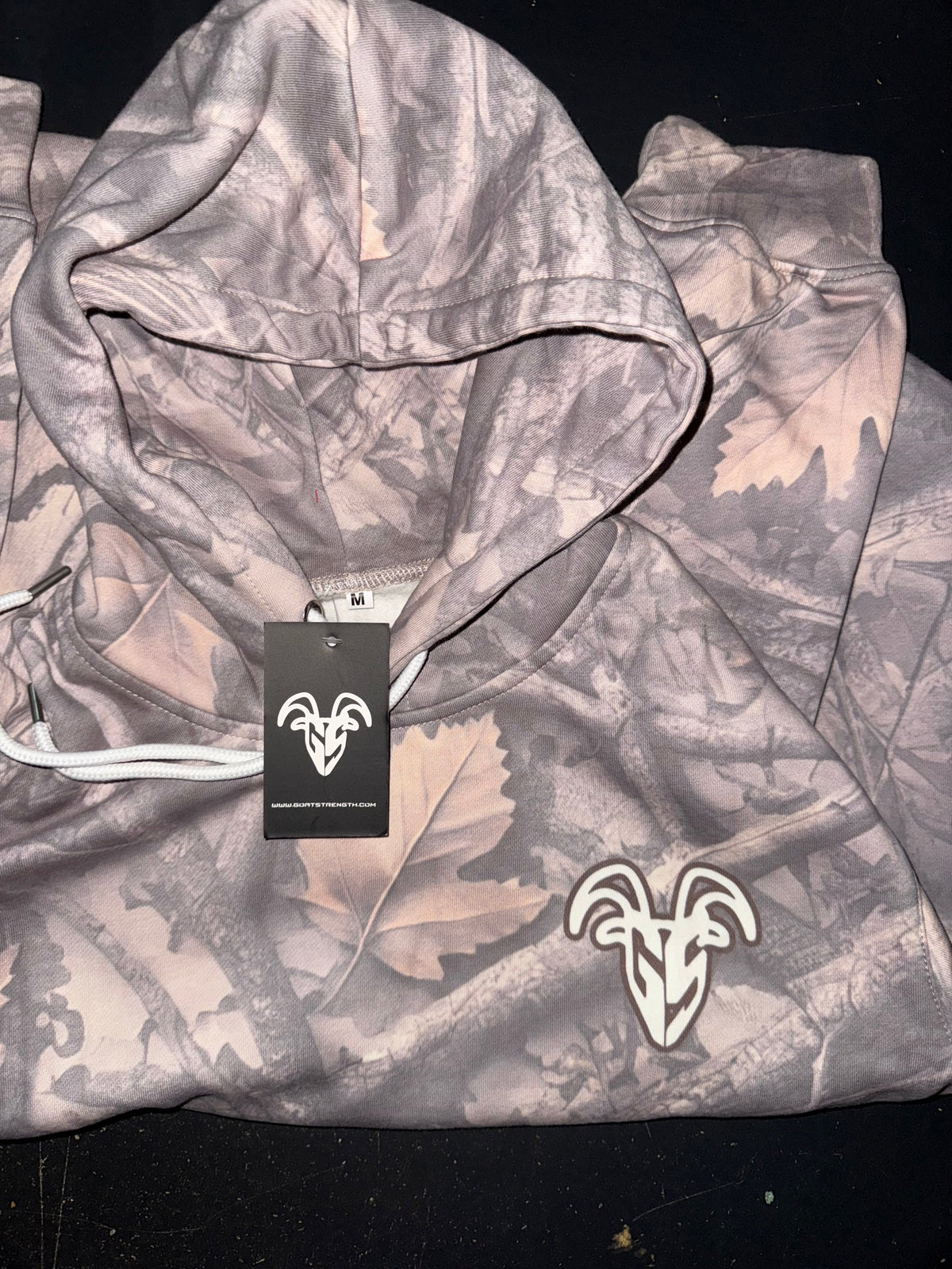 Goat Strength Final Stock – Embroidered Vintage Camo Hoodie