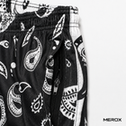 MEROX bandana mesh shorts secure zipper pocket detail
