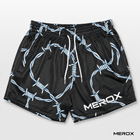 MEROX Barbed Wire 5-inch mesh shorts front view