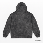 MEROX black acid wash hoodie back