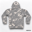 MEROX black scratch camo hoodie back view