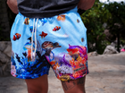 Real adult male Ocean model photo with AI-assisted small MEROX logo retouch and upscaling