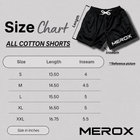MEROX cotton size chart
