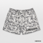 MEROX Digital Camo 5-inch mesh shorts front view