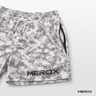 MEROX Digital Camo mesh shorts zipper pocket detail