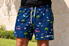 Approved male model wearing MEROX Golf mesh shorts