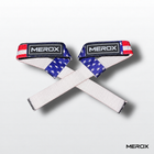 MEROX USA flag lifting straps crossed pair