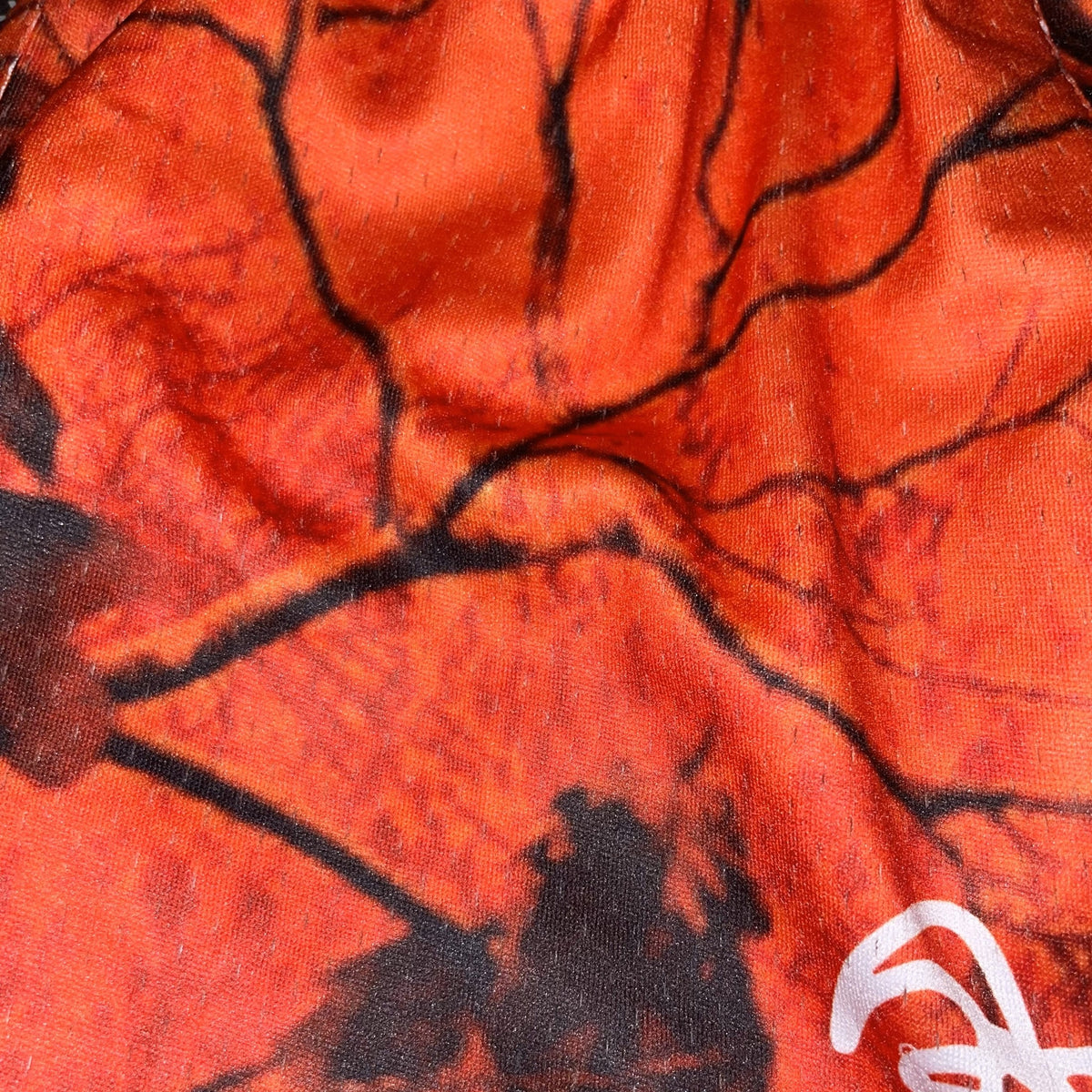 Goat Strength Orange Camo mesh shorts 6