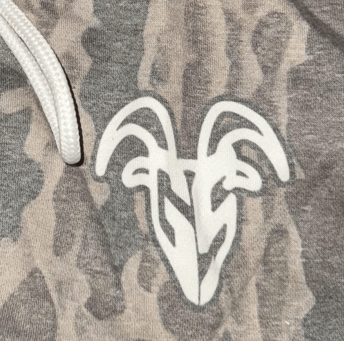 Goat Strength Final Stock – Embroidered Old School Camo Hoodie