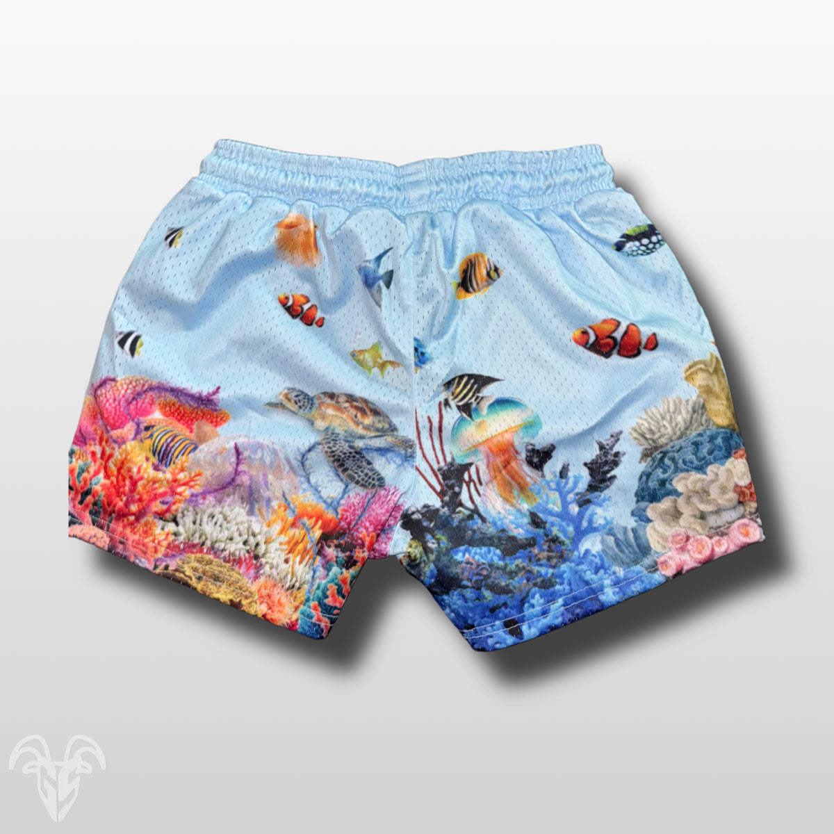 Goat Strength Final Stock – Blue Ocean 5-Inch Mesh Shorts