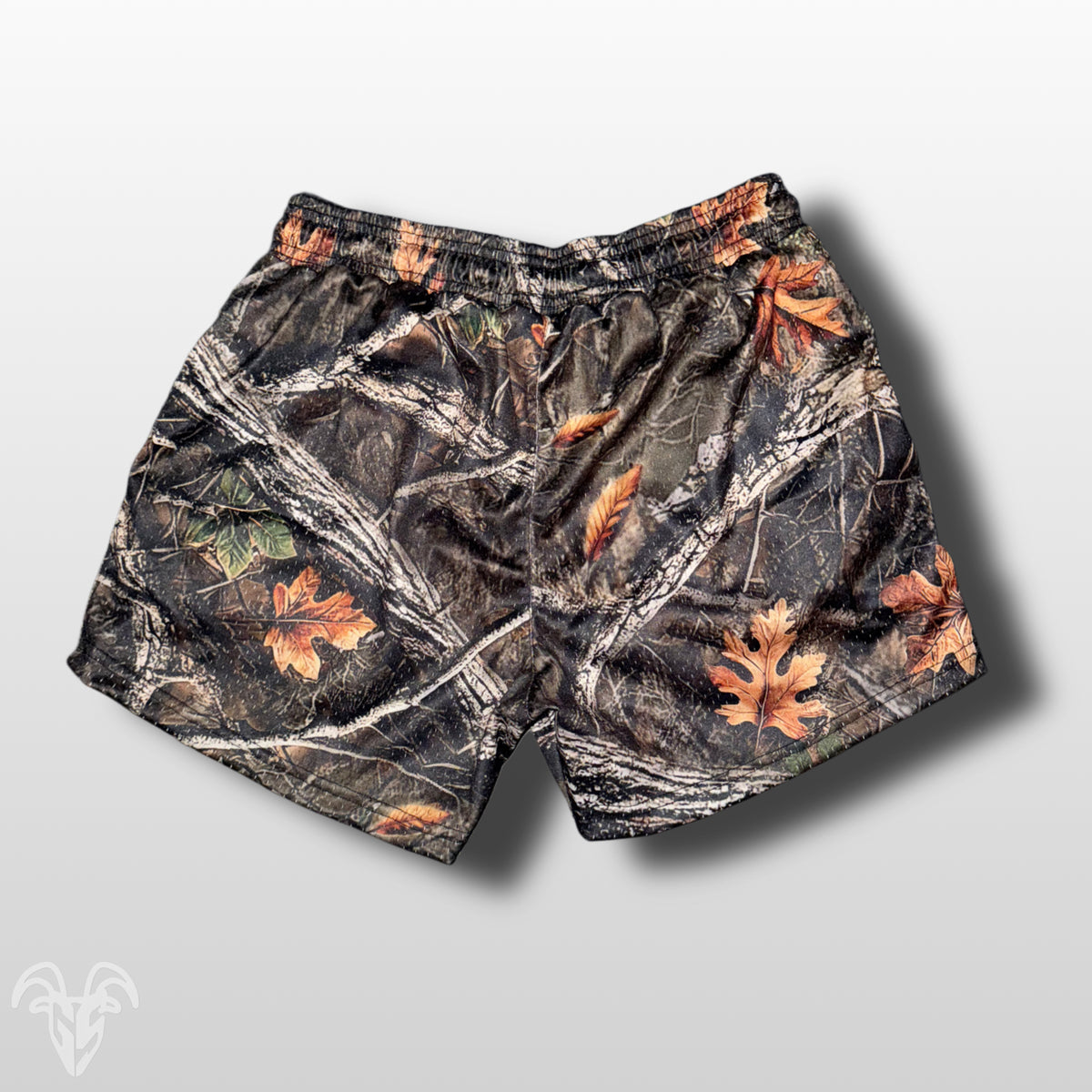 Goat Strength Final Stock – Realistic Camouflage 5-Inch Mesh Shorts
