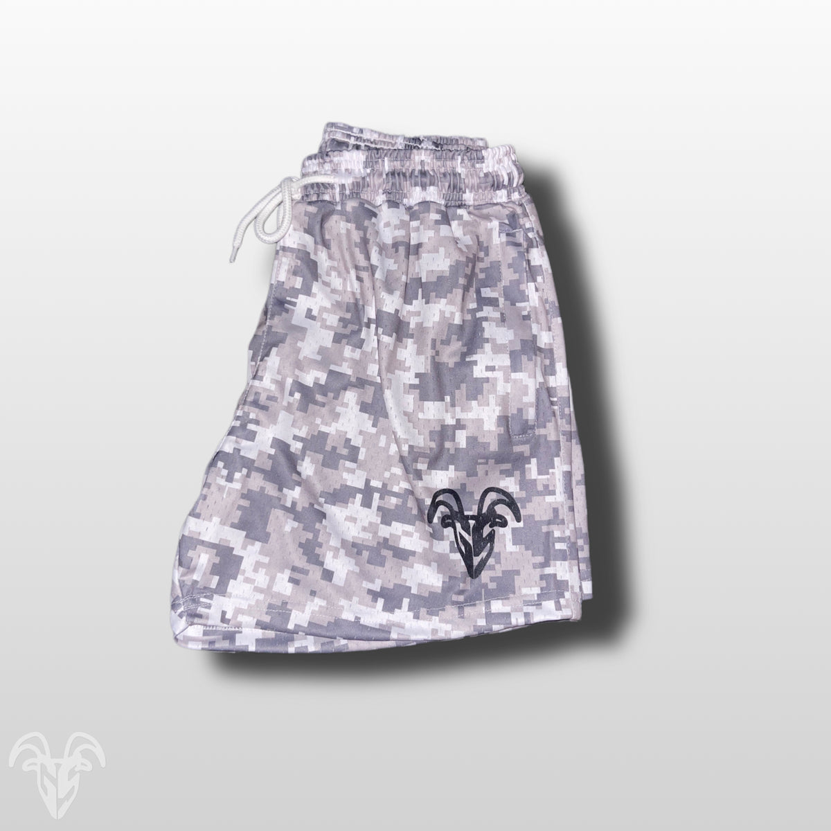 Goat Strength Final Stock – Digital Camo 5-Inch Mesh Shorts