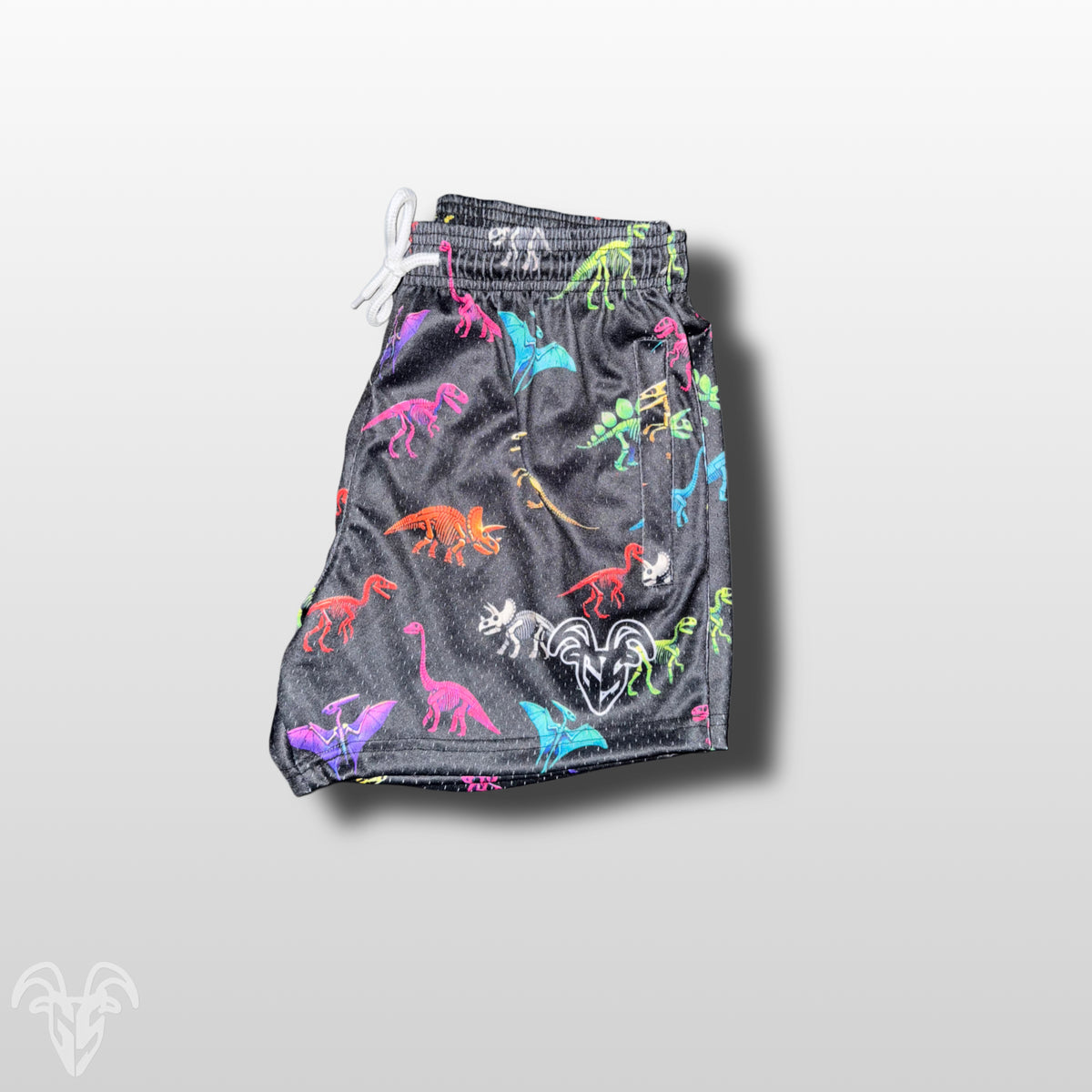 Goat Strength Final Stock – Dinosaur 5-Inch Mesh Shorts