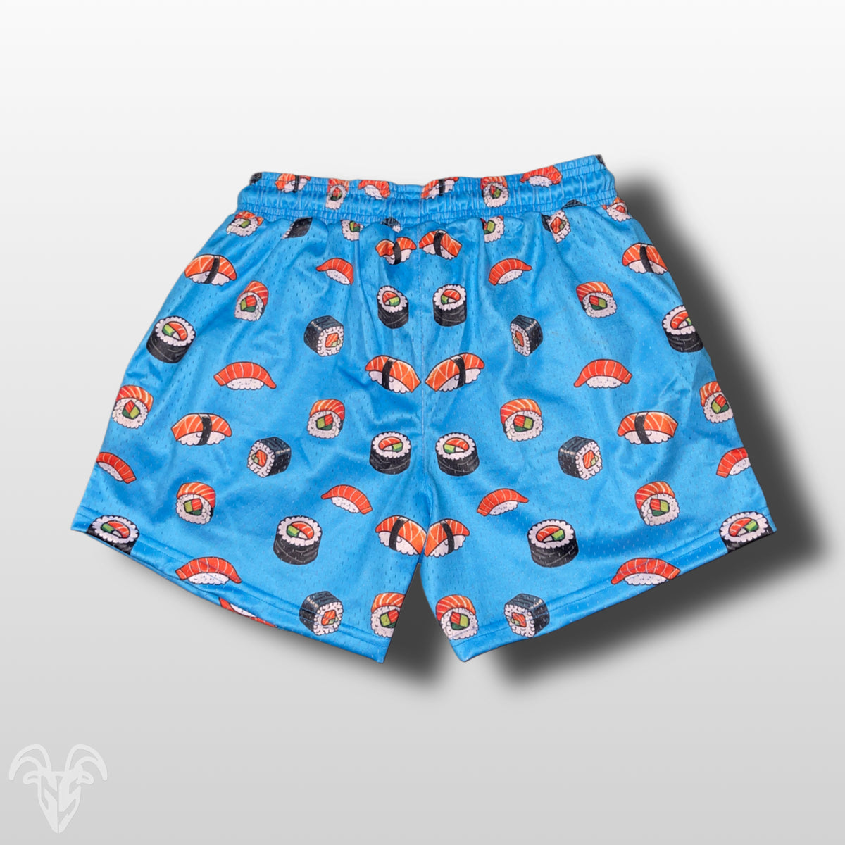 Goat Strength Sushi mesh shorts front