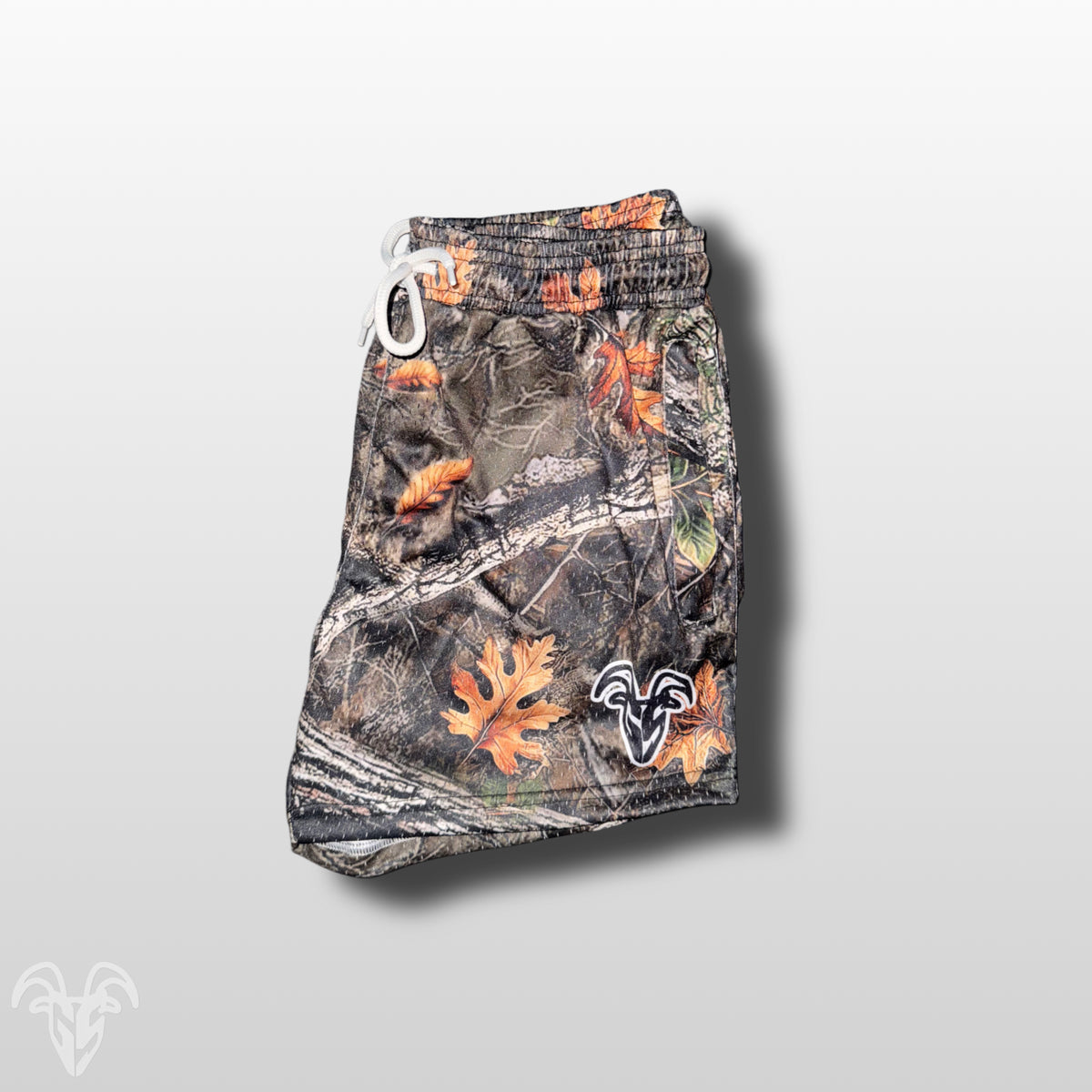 Goat Strength Final Stock – Realistic Camouflage 5-Inch Mesh Shorts