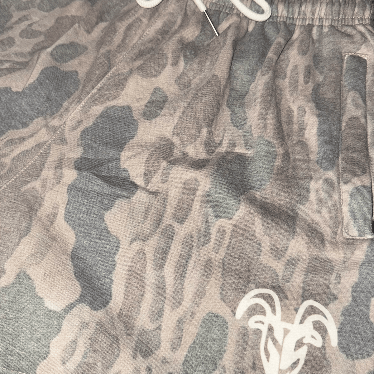 Goat Strength Final Stock – Cotton Old School Camo 5-Inch Shorts