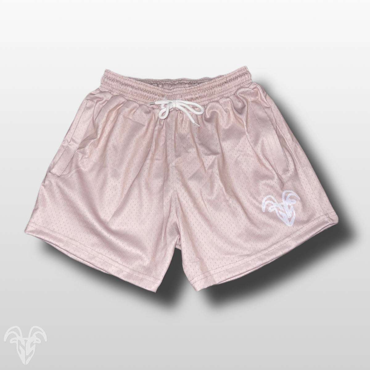 Goat Strength Final Stock – Tan 5-Inch Mesh Shorts